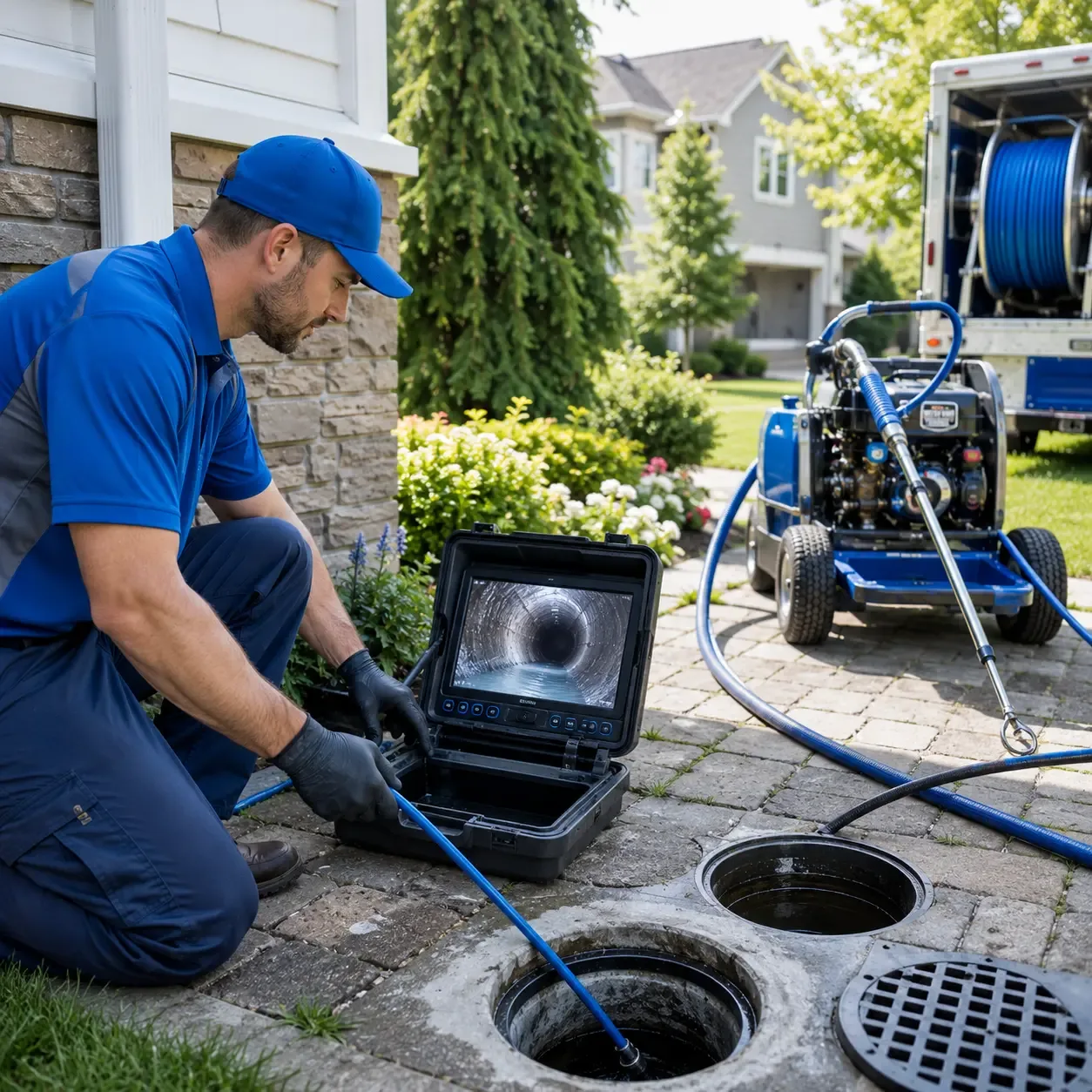 Outdoor drain cleaning professionals serving Grandy, NC