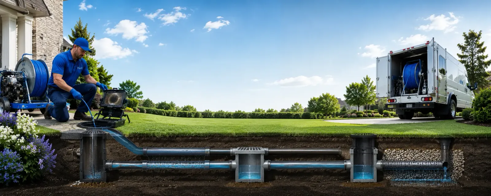 Outdoor drain cleaning information for Grandy, NC